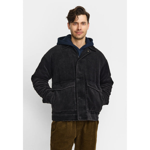 Revolution 7900 Padded Corduroy Jacket Cordjacke Herren dunkelgrau – Ansicht 2