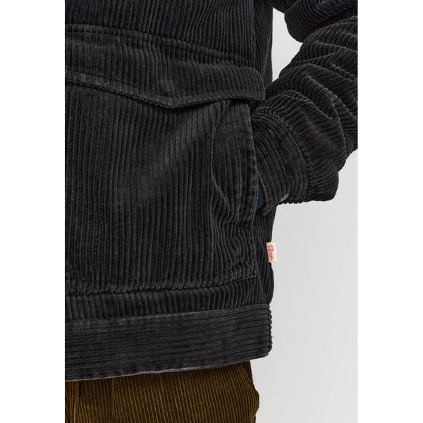 Revolution 7900 Padded Corduroy Jacket Cordjacke Herren dunkelgrau – Ansicht 4