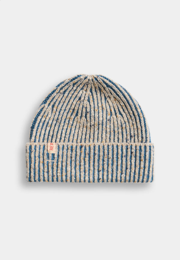 Revolution 9330 Beanie in Offwhite meliert – Vorderansicht