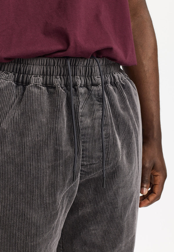 Revolution Casual Trousers Cordhose Herren Dunkelgrau – Ansicht 7