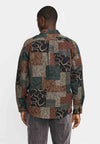 Revolution Utility Shirt Hemd Petrol – Rückenansicht am Model