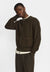Revolution Strickjacke Herren Army – Vorderansicht