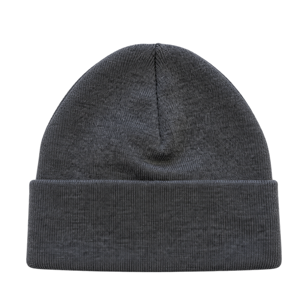 Thei-Sprint TS-1 Beanie Grau – klassische Strickmütze mit Umschlag