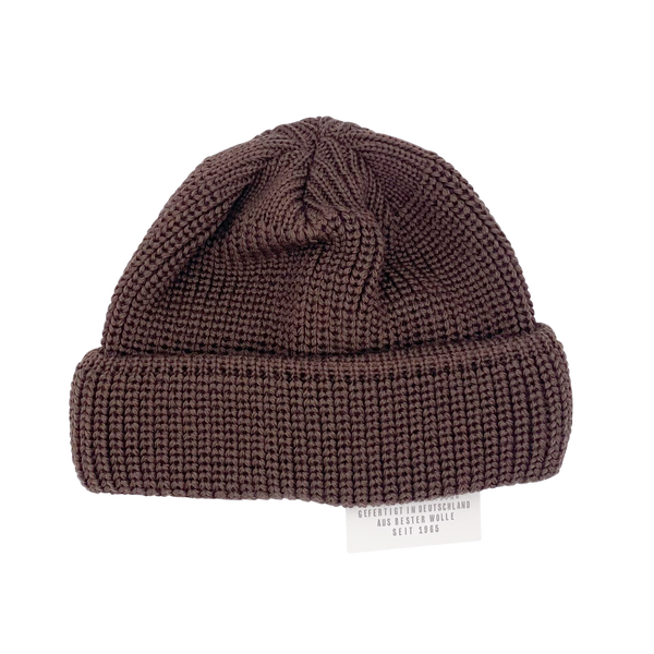 Thei-Sprint TS-3 kurze Beanie Coco Schokobraun mit Umschlag