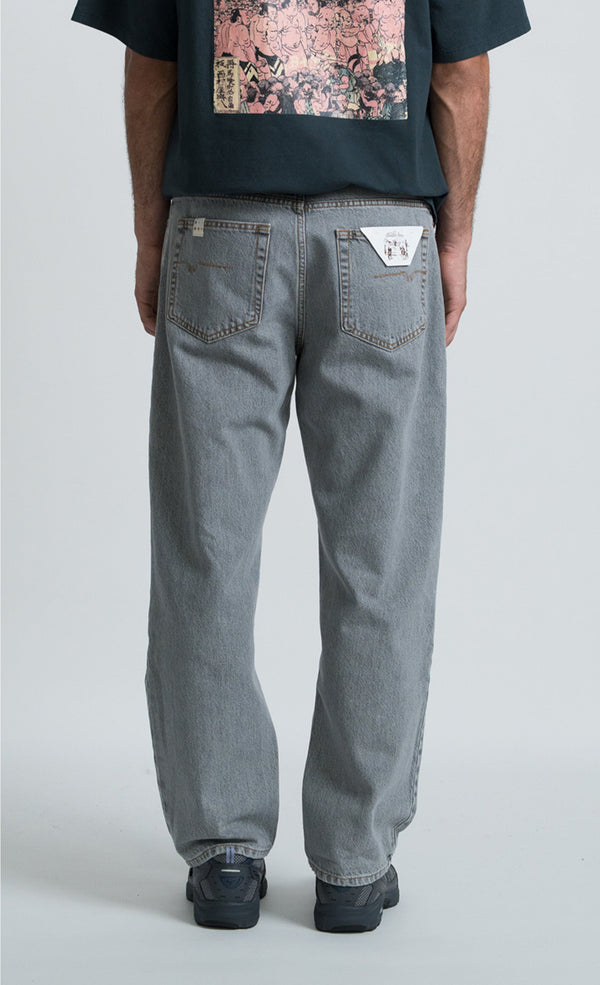 Wooden Store Original Vintage Fog Jeans Herren grau – Modelaufnahme