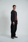 Wooden Store Cortina Buttons Antracite Cardigan Herren anthrazit